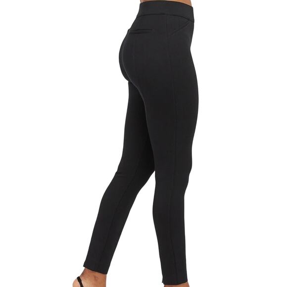 Spanx The Perfect Pant Ankle Backseam Skinny size xsmall black euc - Picture 1 of 12